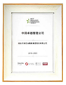 Excellent Management Award for China Private Enterprise.