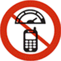 Driving a vehicle and using a mobile phone is strictly prohibited